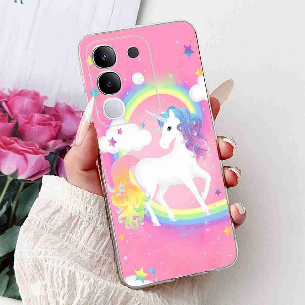 For Vivo Y29 4G Case Cute Couple Cat Butterfly Cover Soft Silicone Phone Cases For Vivo Y 29 Y29 4G Fundas Coque 6.68"