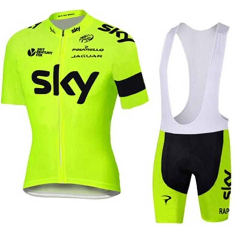 Men Women Cycling Jersey Bib Shorts Set Breathable Quick-Dry Sportswear Road Mountain Bike Riding
