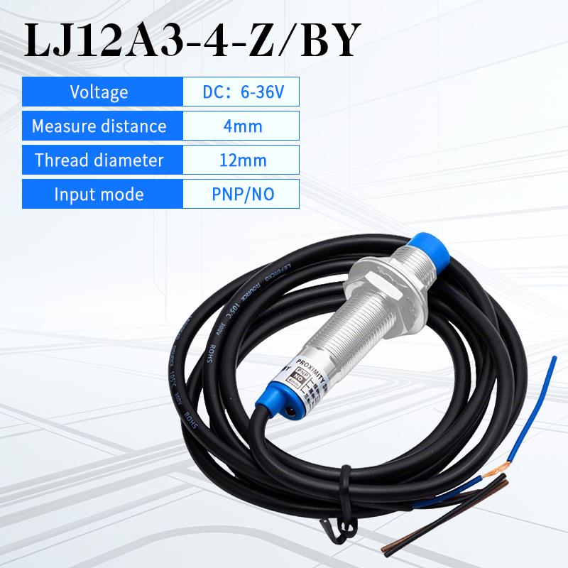Индуктивный датчик приближения LIZAO LJ12A3-4-Z/BX/BY с кабелем 1,2 м, Металлодетектор SN04-N для определения положения и ПЛК