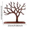 Jewelry Display Stand Wooden Tree Tower Rack Hanging Organizer For Ring Earrings Necklace Bracelet Hair Accessories