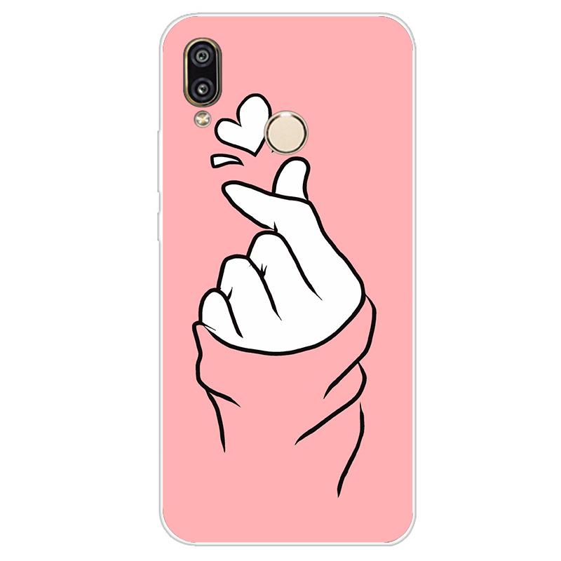 Чехол для Huawei P20 Lite, чехол для телефона Huawei P20 Lite, мягкий силиконовый чехол из ТПУ, чехол для Huawei P20 Lite, задняя крышка, защитный чехол