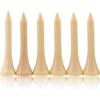 100 Count Wood Golf Tees Wooden Tee Golf Ball Holders Length 42mm 54mm 70mm 83mm Evironment-friendly Tee Micro Head Golf Tee 5