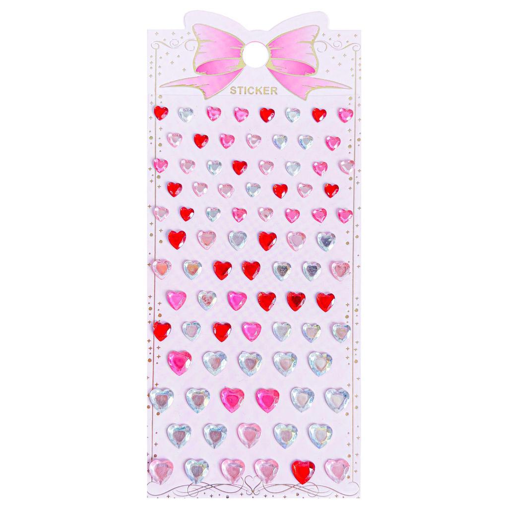 Детские наклейки-кристаллы с драгоценными камнями для DIY - Фигуры с бриллиантами ручной работы для макияжа и украшения для девочек