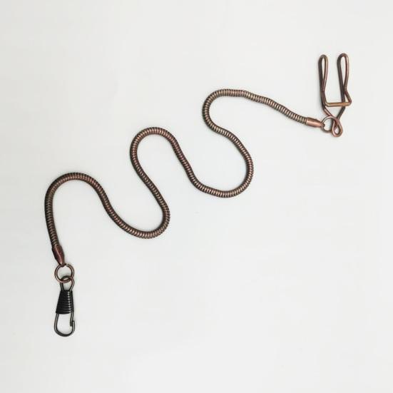 Мужская карманная часы Змеиная цепь Прочная Легкая Винтажный сплав Зажимная цепочка для карманных часов Модные ювелирные изделия Запасная деталь