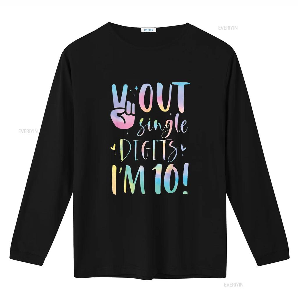 Peace Out Single Digits I m 10 Year Old 10th Birthday Girl T Shirt vintage Washed Slightly fashion Comfortable Stylish graphic