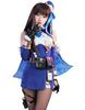 Miccostumes Женский и Девичий Костюм Командира из Игры и Аниме для Косплея, Платье, Милый, Крутой, Моэ, Костюм, Трансформация, Маскировка (L)