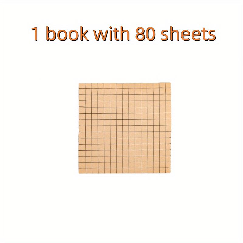560Sheet/ 240Sheet/80-Sheet Practical Sticky Notes, Creative Tear-Off Memo Pad, Student Adhesive Notepad with Grid for Messages