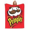 Фланелевые одеяла с чипсами Pringles, картофельные снеки, забавные пледы для дома, коврик 125*100 см