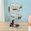 Rotating Earring Storage Rack Female Earring Pendant Jewelry Rack Finishing Bracelet Storage Box Earring Display Rack