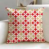 Cute Texture Cushion Cover Soft  EasyWash Pillow Case  Versatile for Couch Bed Travel and Office