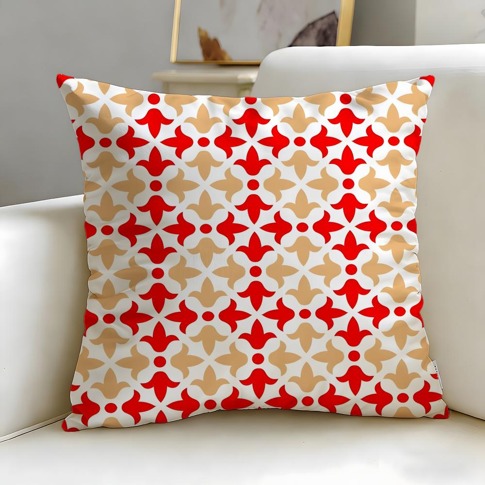 Cute Texture Cushion Cover Soft EasyWash Pillow Case Versatile for Couch Bed Travel and Office