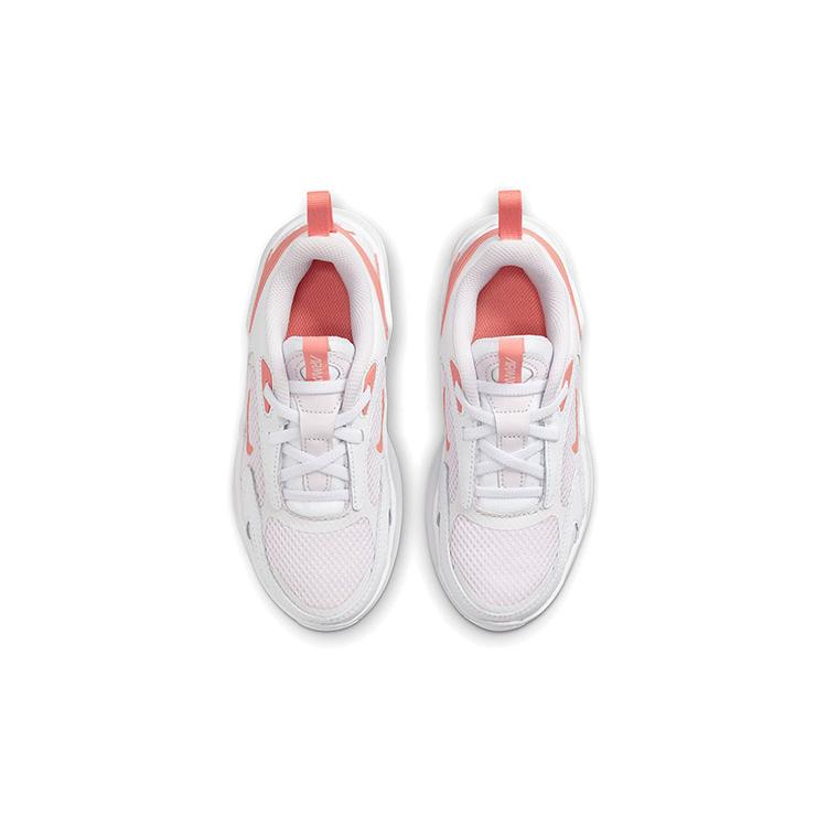 Nike Амортизация Air Max Bolt, Износостойкие Низкие Беговые Кроссовки Розово-Белые Детские Возраст 3-7 Лет CW1627-501