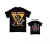 Iron Maiden Somewhere In Time Tour 1986 T-Shirt Double Side Tee