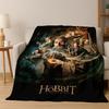 Movie L-Lord of The Rings H-Hobbit Flannel Blanket Soft Warm Blanket Throw Blanket for Bedroom Living Room Bed Picnic Gift Kid