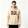 Men Cartoon Anime Character Print Pullover Hoodie Casual Long Sleeve Sweatshirt for Daily Wear