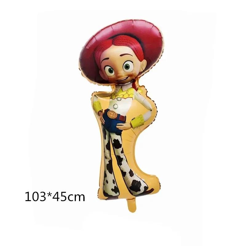 49pcs Cartoon Jessie Cowboy Toy Story Balloons Set for Kids Birthday Party Colour Latex Ballon Decorations Supplies Baby Shower