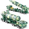 Масштаб 1/64, китайская ракета-пусковая машина для межконтинентальной ракеты DF-31A, литая под давлением модель игрушки, автомобиль со звуком и светом для детей, коллекция для малышей