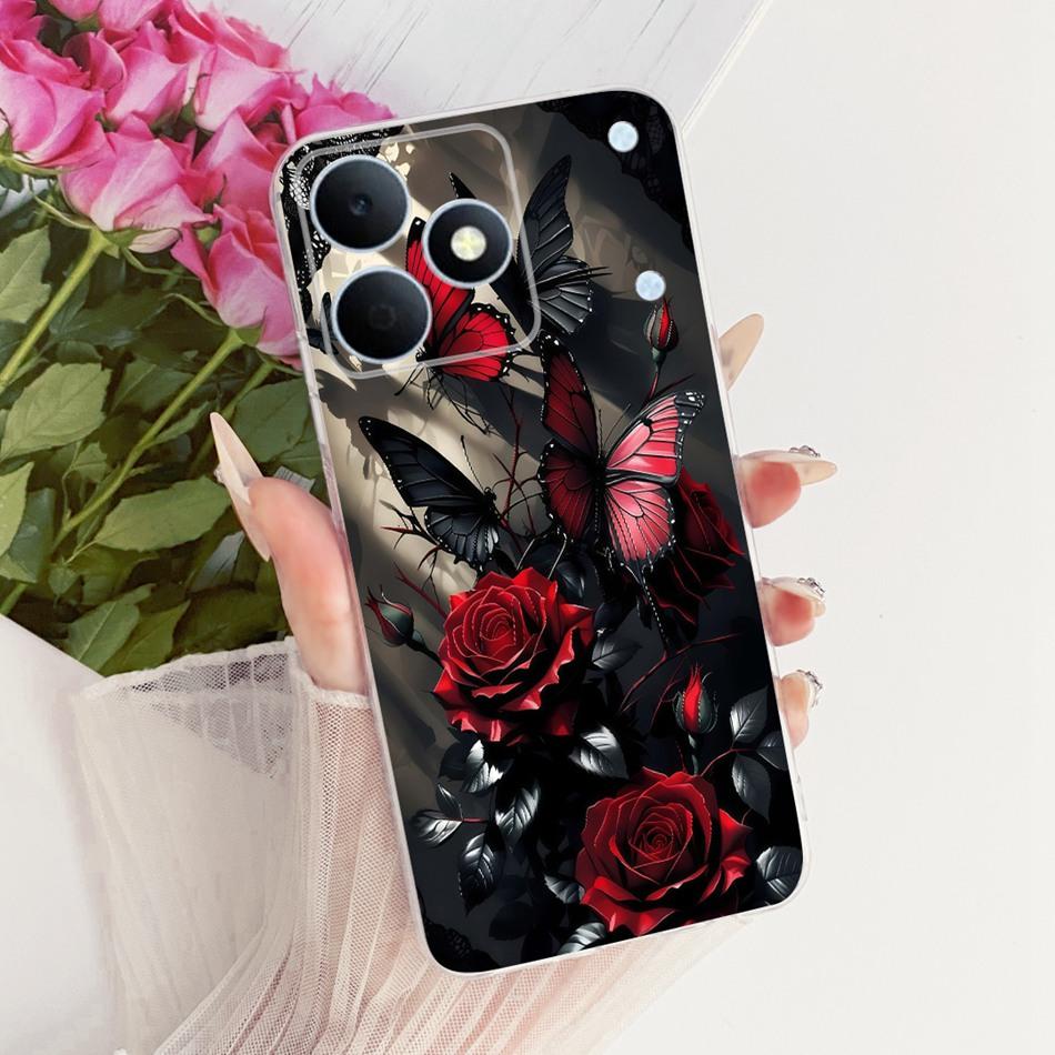 For Realme Note 80 2026 Cute Flower Butterfly Cat Painted Case For Realme Note80 RMX5388 Soft Silicone TPU Phone Cases
