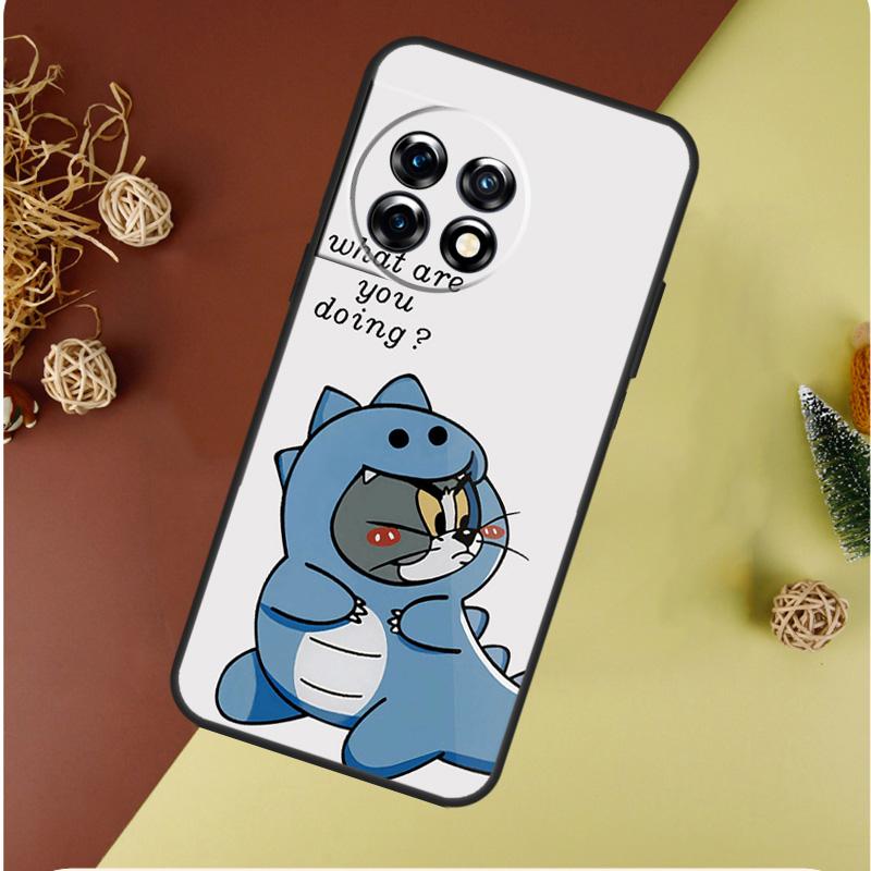 Парный милый чехол с динозаврами для OnePlus 13 12 11 12R 13R 9 10 Pro 8T 9RT 10T 10R Nord 4 CE 2 3 Lite N20 N30