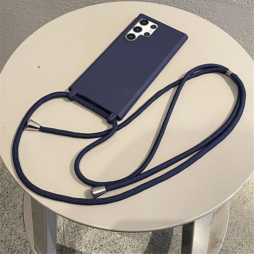 Crossbody Lanyard Silicone Case for IPhone 16 15 14 13 12 11 Pro Max XSMAX XR 8 7 Samsung S25 S24 S23 S22 S21 Ultra Plus S21FE A15 A55 A16 A53 A14 A54