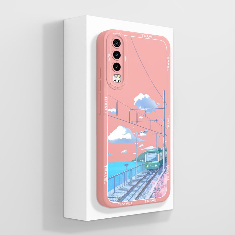 Стильный чехол для Huawei P30 Pro Lite Конфетная задняя крышка для Huawei P 30 Lite Полная защита От падений Жидкий силикон Мягкие чехлы