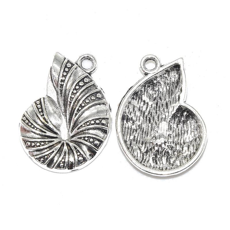 Набор из 18 самодельных украшений из сплава «Морская жизнь»: Подвески из ракушек и раковин для браслетов, ожерелий и серег