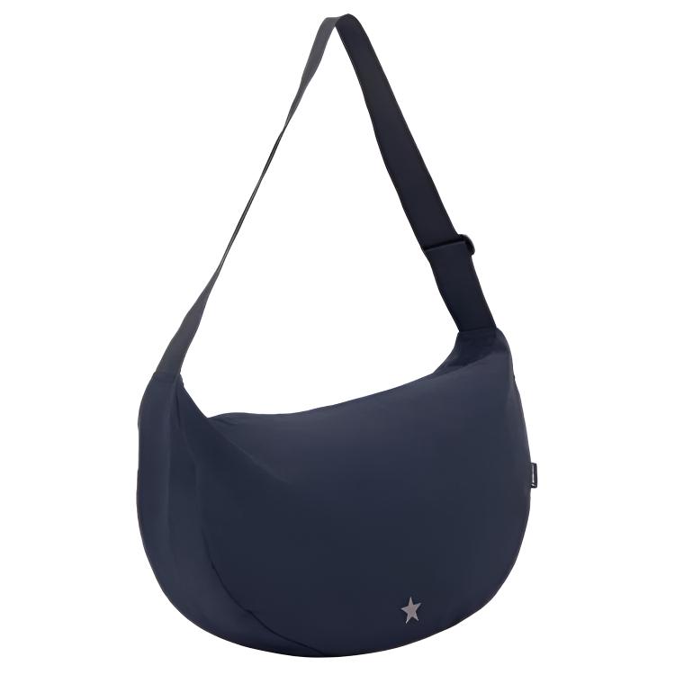 Converse Nylon Dumpling Bag, Crossbody Bag Regular Unisex Black Gray UA5820-023