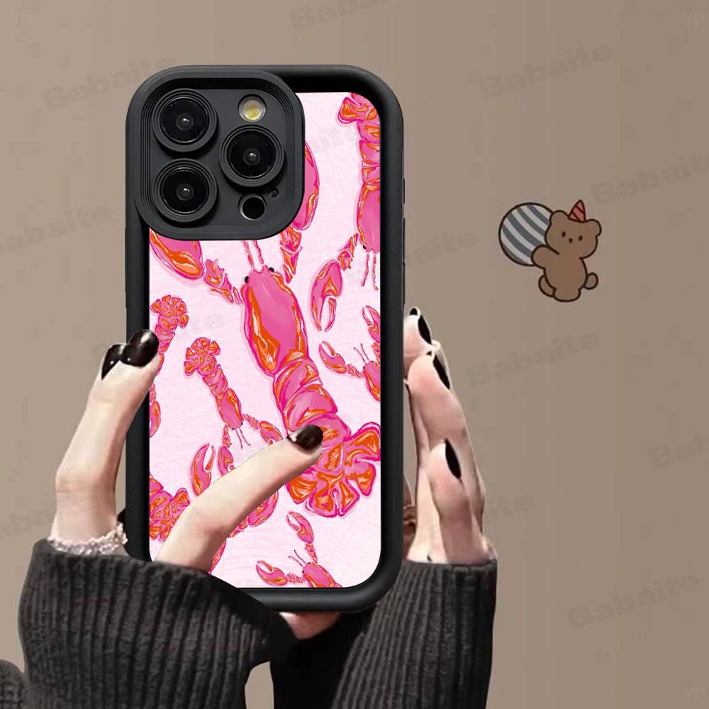 Милые Морские Жители, Крабы, Лобстеры TPU Чехол Для Телефона Для Iphone 17 16 15 14 13 12 11 Pro Max Plus Чехол