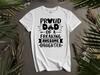 Proud Dad Awesome Daugther T-shirt T Shirt Men Women Unisex Tshirt L69