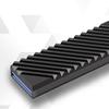 Радиатор охлаждения SSD M.2, Охлаждение жесткого диска 2280 NVMe NGFF SSD, Алюминиевый охладитель-радиатор с термосиликоновой прокладкой для материнской платы