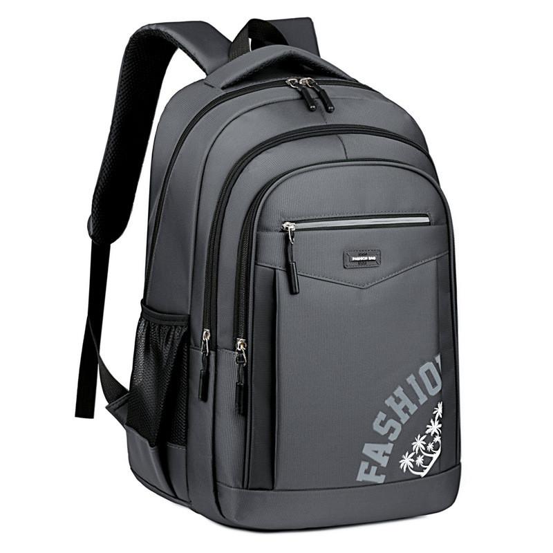 Fashion Print Letter Oxford Backpack Breathable Laptop Compartment Bag Students