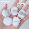 Guo Xiaoniu Mini Makeup Powder Puff Set - 5 Pack, 30mm Flocking, Compact for Portable Bags