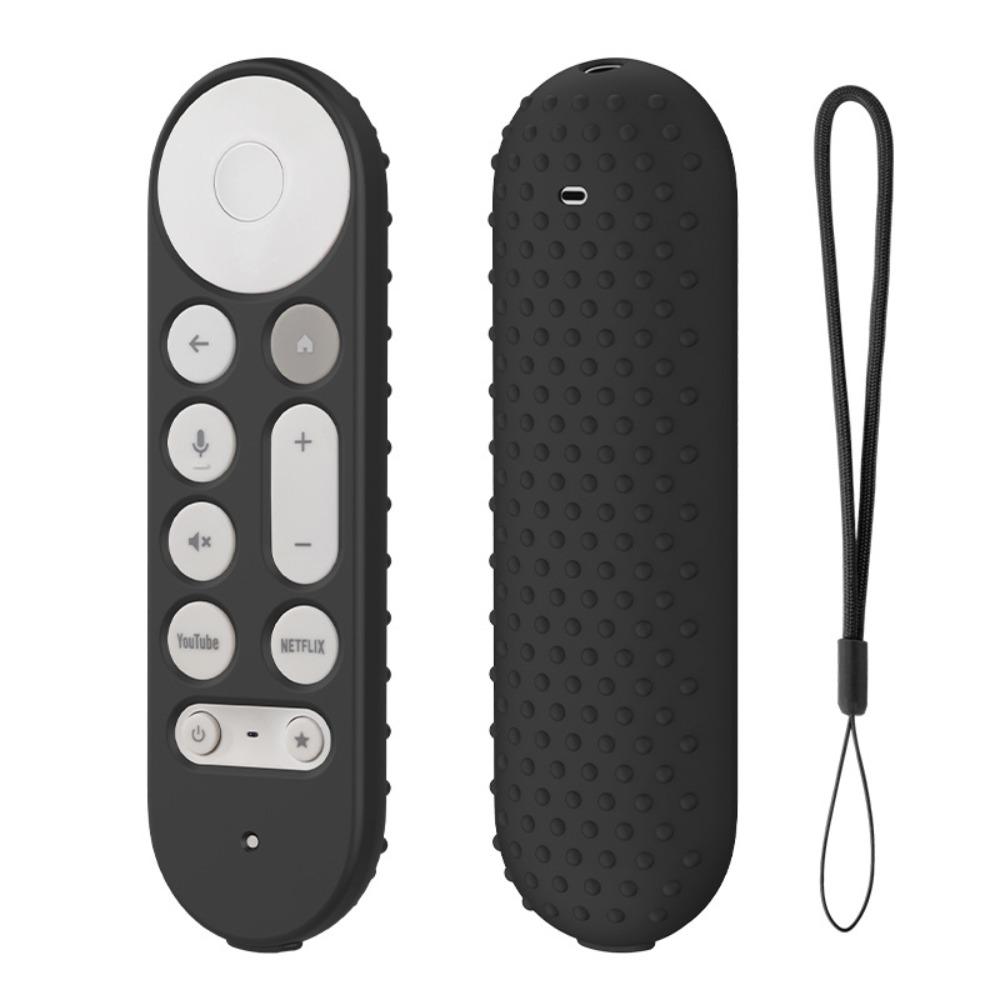 Silicone Remote Controller Cover Anti-scratch Remote Protective Case for Google TV Streamer 4K 2024 Voice Remote Control