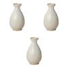 Set of 3 Karatsu Sake Bottles Sake Bottles Setomonohonpo (Small) [6.9×12cm (195cc)]