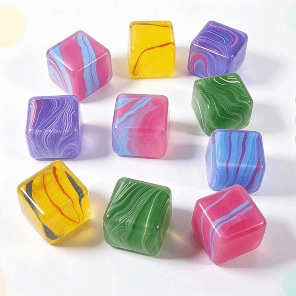 Transparent Ice Cube Squishy Toy Slow Rebound Sensory Fidget Toy Reduce Anxiety