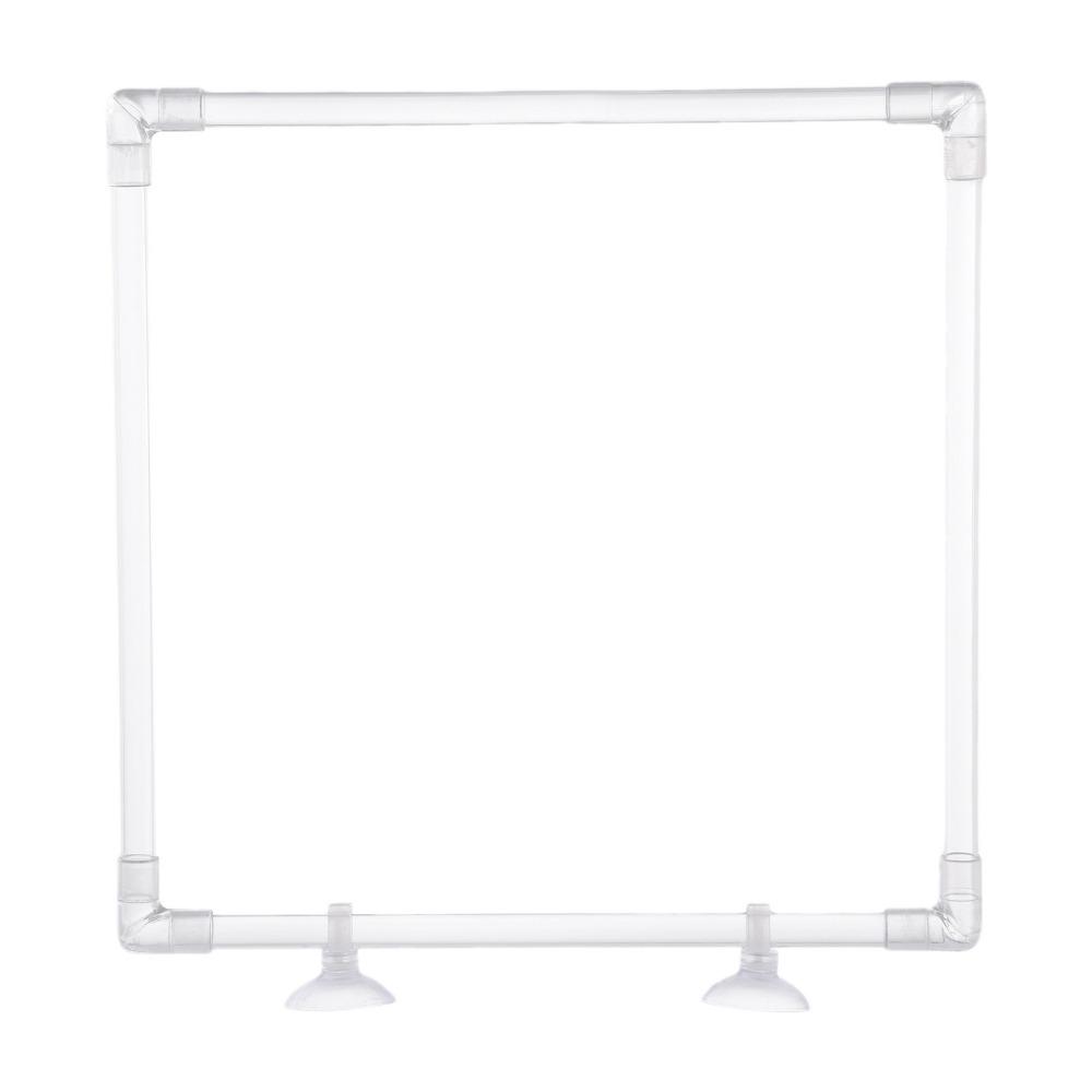 Clear Aquarium Floating Plant Corral Acrylic Aquarium Food Ring Garden Lawn Yard