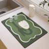 Маленький свежий коврик на столешницу, грязеотталкивающий, термостойкий, теплоизоляционная подкладка, водопоглощающий, быстросохнущий, противоскользящий коврик