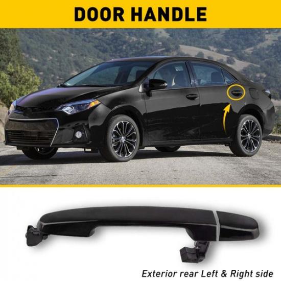Наружная дверная ручка задняя левая/правая для Pontiac Scion Черный Toyota 97319416 США