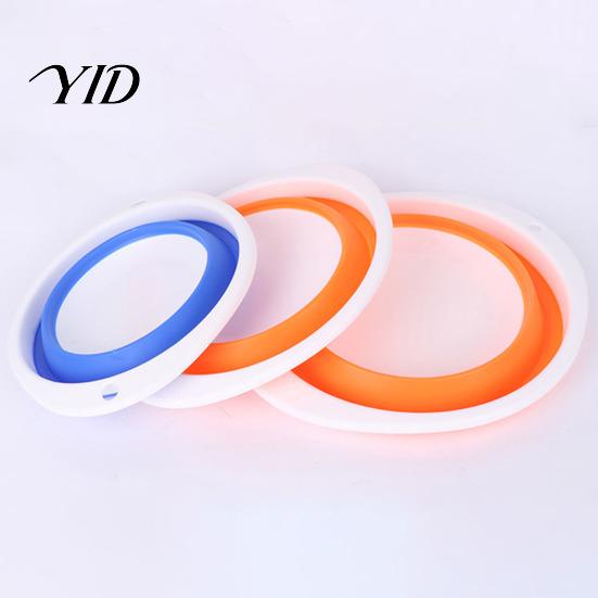 Foldable Fishing Lure Container Silicone Bait Basin, Collapsible Bowl, Space Saving Basin Portable Mixing Bucket Container, Outdoor Angling