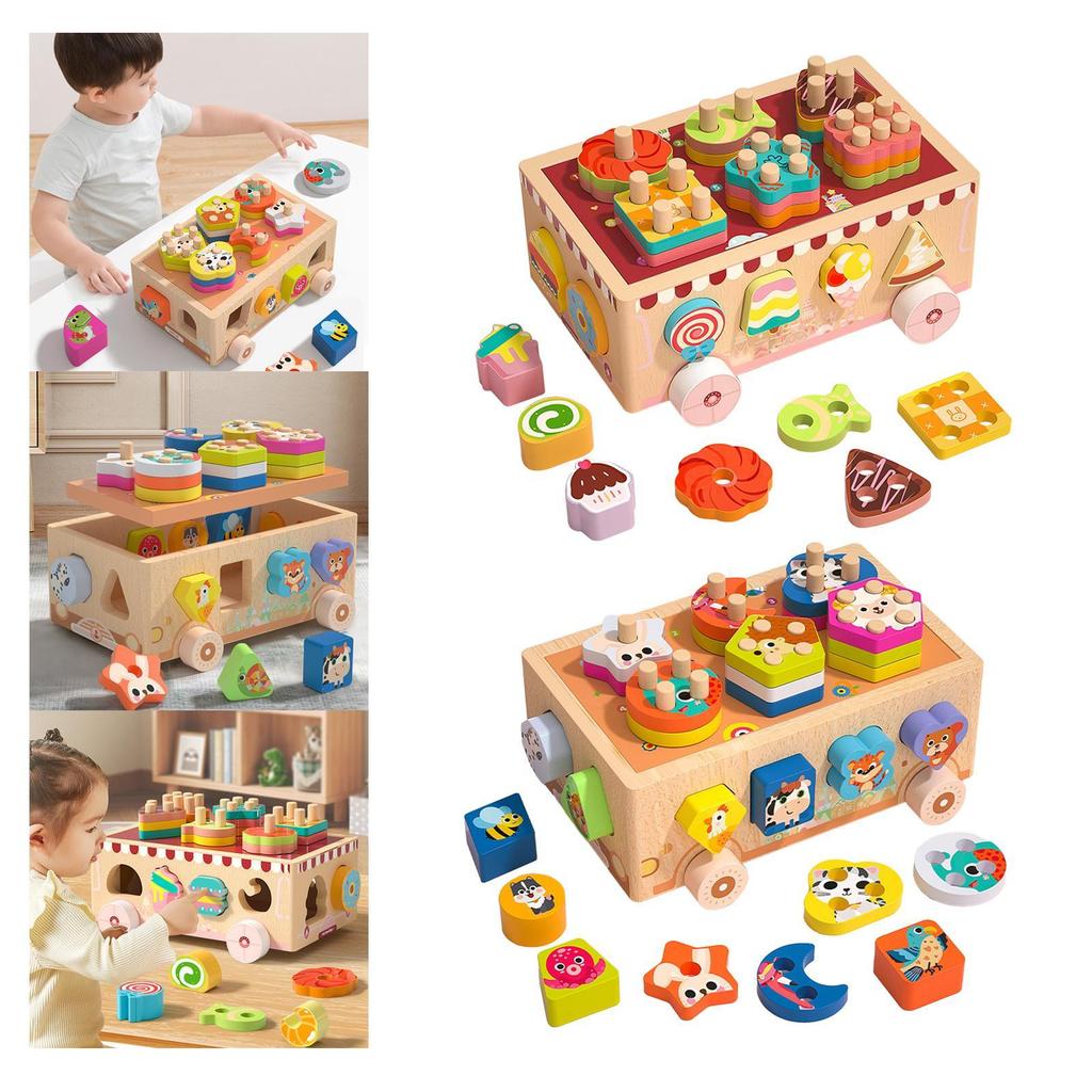 Colorful Shape Sorting Toy for Kids' Cognitive Development