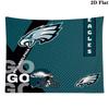 Philadelphia Eagles Wall Tapestry Aesthetic Wall Hanging Printed Fabric Blanket Decorative Tapestries for Bedroom Living Room Home Decor