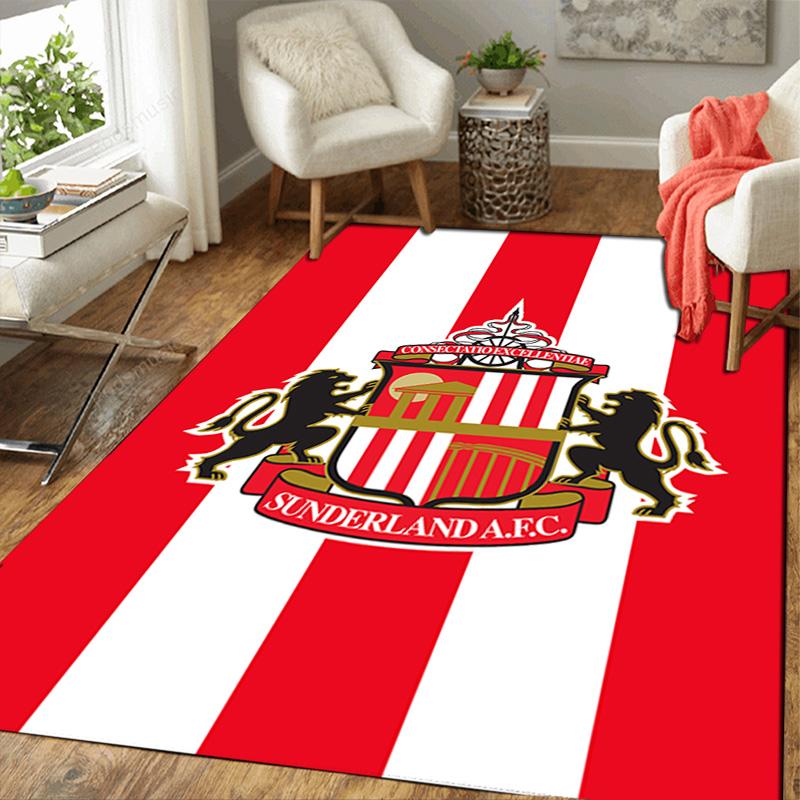 Sunderland Pattern Rug Floor Mat for Living Room or Bedroom Soft and Comfortable Carpet a Gift for Birthday and Holiday.