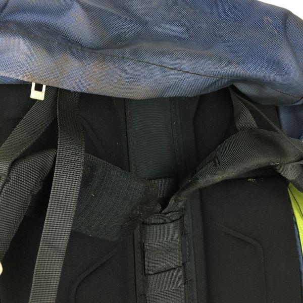 MILLET Climbing Backpack Blue Green Outdoor Bag Large Side Pockets(USED)
