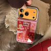 Позолоченный Красный Пони Коллаж Чехол для Мобильного Телефона Iphone16promax 13 Новый Год 14 Apple 17 Подходит для Нескольких Моделей