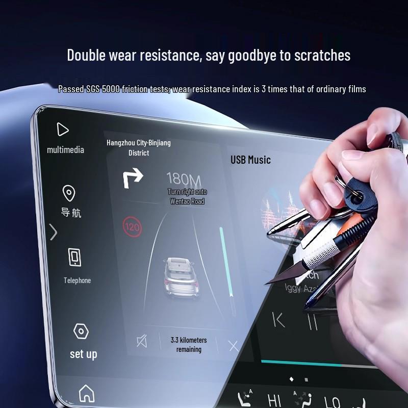 25 закаленных защитных стекол для Equation Leopard Titanium 7, Декоративные наклейки на экран автомобильной навигации