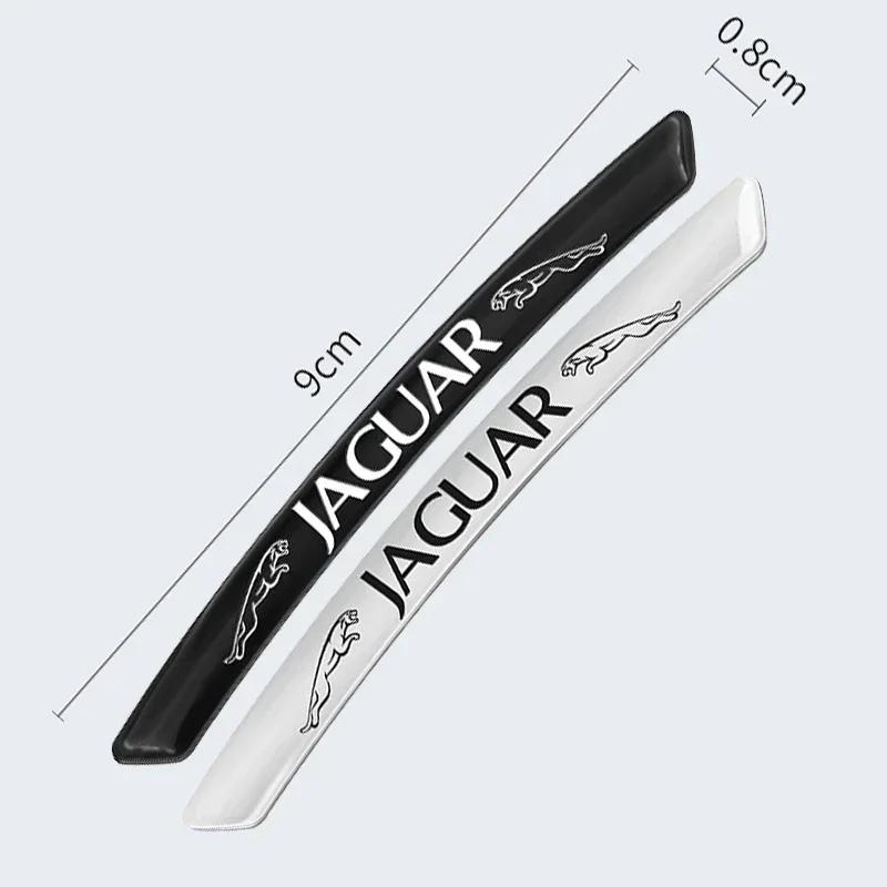 4PCS Car Logo Aluminum Stickers Auto Wheel Hub Decoration For Jaguar XF XJ XEL F-Pace E-PACE X-Type S-Type F-Type Auto Accessory LL78