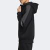 adidas Colorblock Athleisure Casual Sports Hooded Jacket Black Men's GM4430