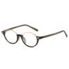New personalized half-frame oval polarized sunglasses men's and women's small frame retro plate foot sunglasses tide