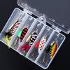 Fishing Lure Spinner Spoon Lure Rotating Metal Sequins Bait Hooks Wobbler Crankbait Fishing Tackle