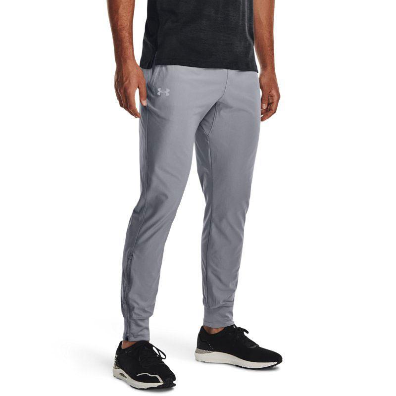 Under Armour Спортивные брюки Qualifier мужские серые умеренные 1379289-035